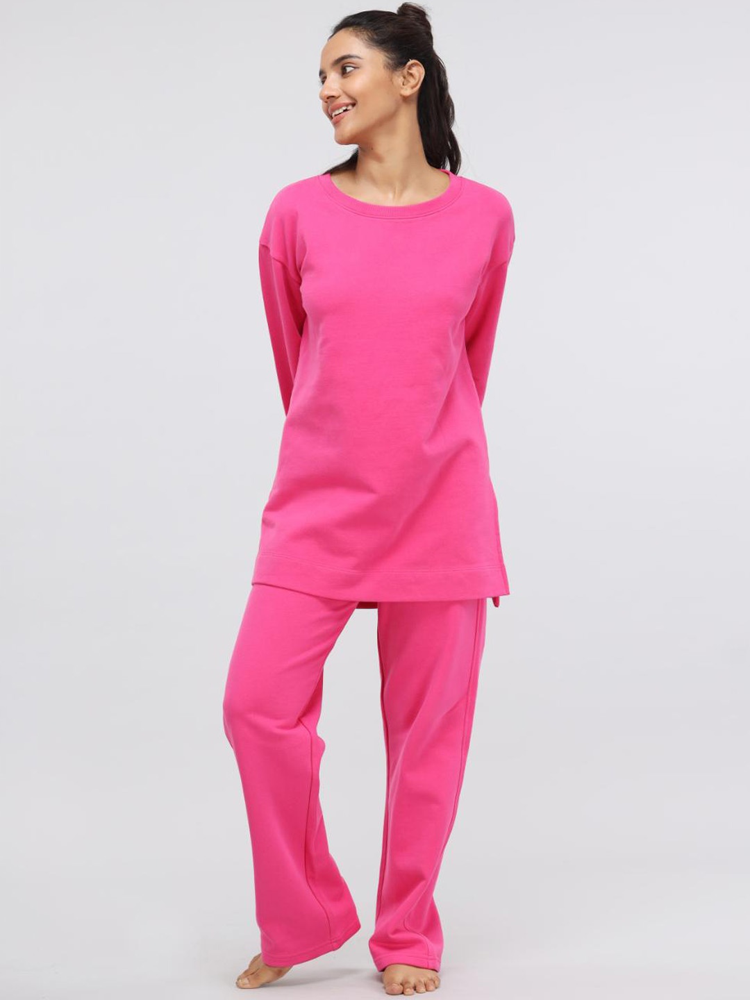 

necesera Straight-Leg Lounge Pants, Pink