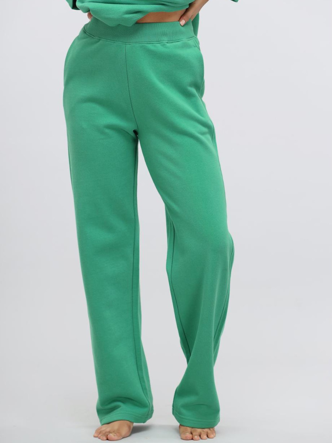 

necesera Women Cotton Lounge Pants, Green