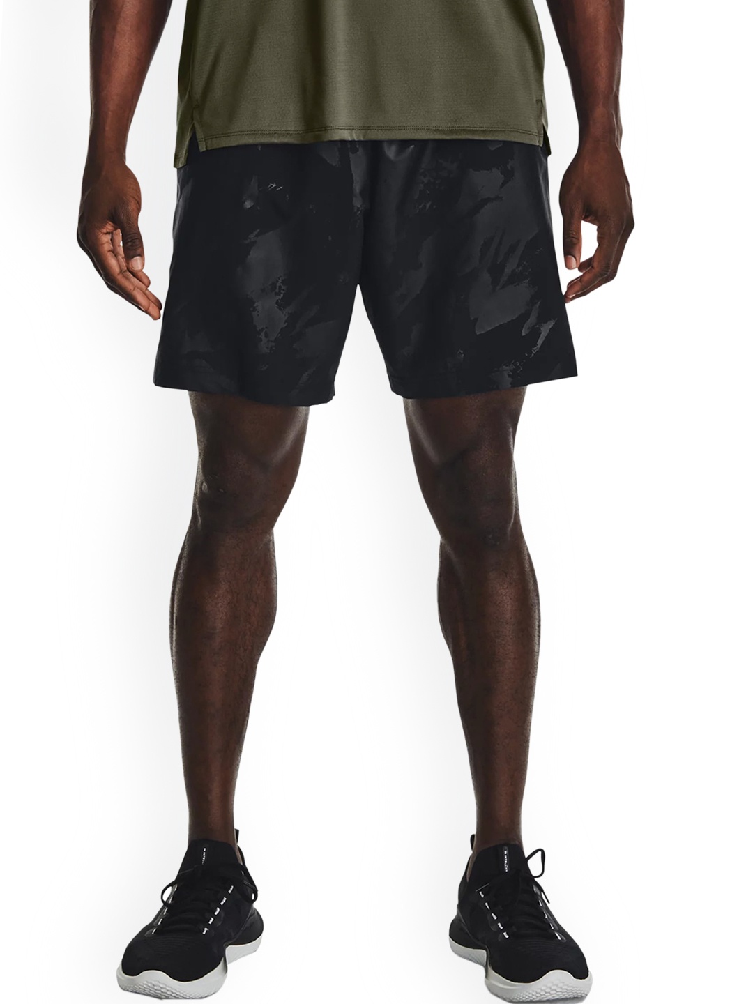 

UNDER ARMOUR UA Woven Emboss Men Loose-Fit Shorts, Black