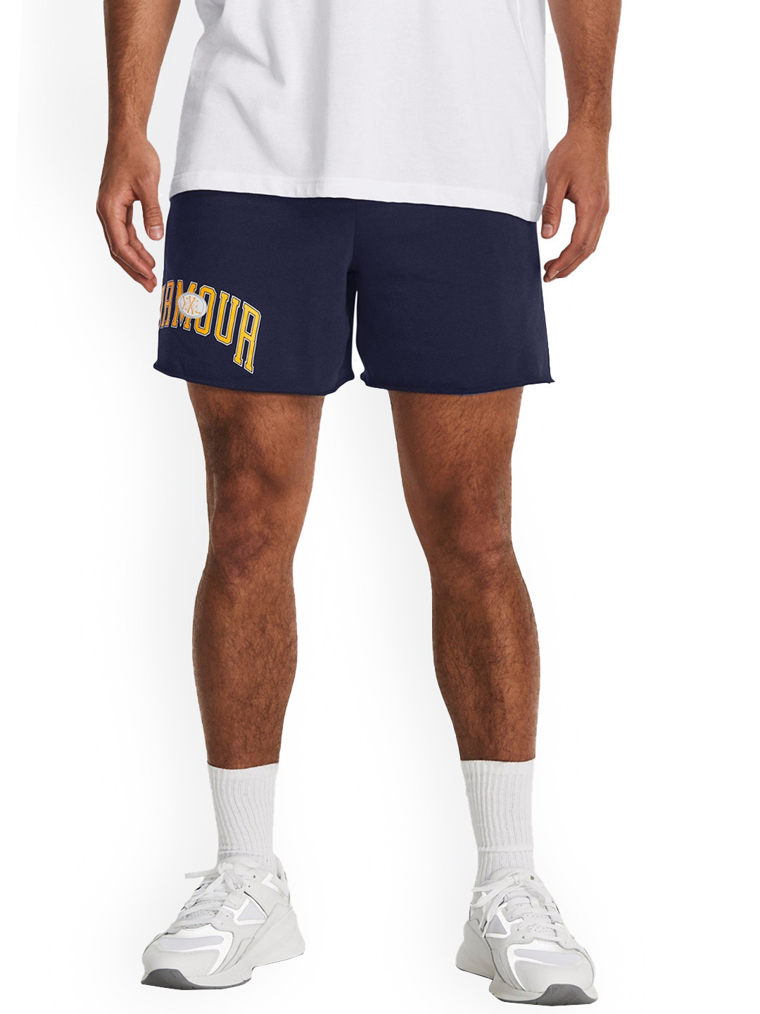 

UNDER ARMOUR UA Rival Men Loose-Fit Terry 6" Shorts, Navy blue
