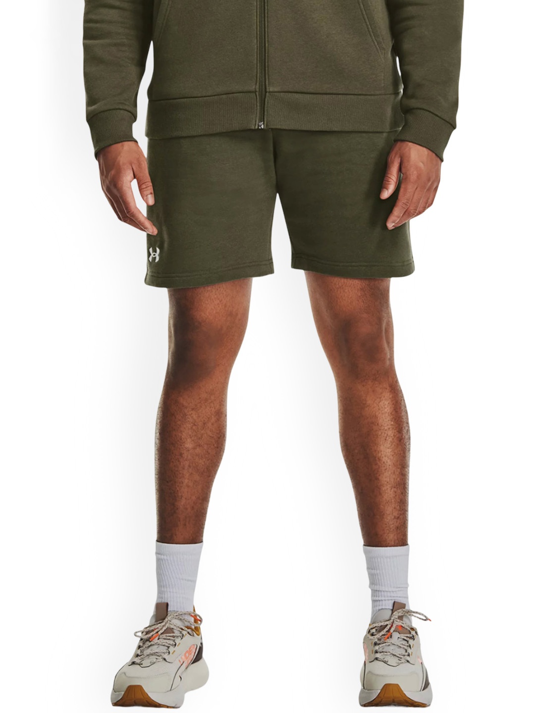 

UNDER ARMOUR Men Rival Loose-Fit Sports Shorts, Green