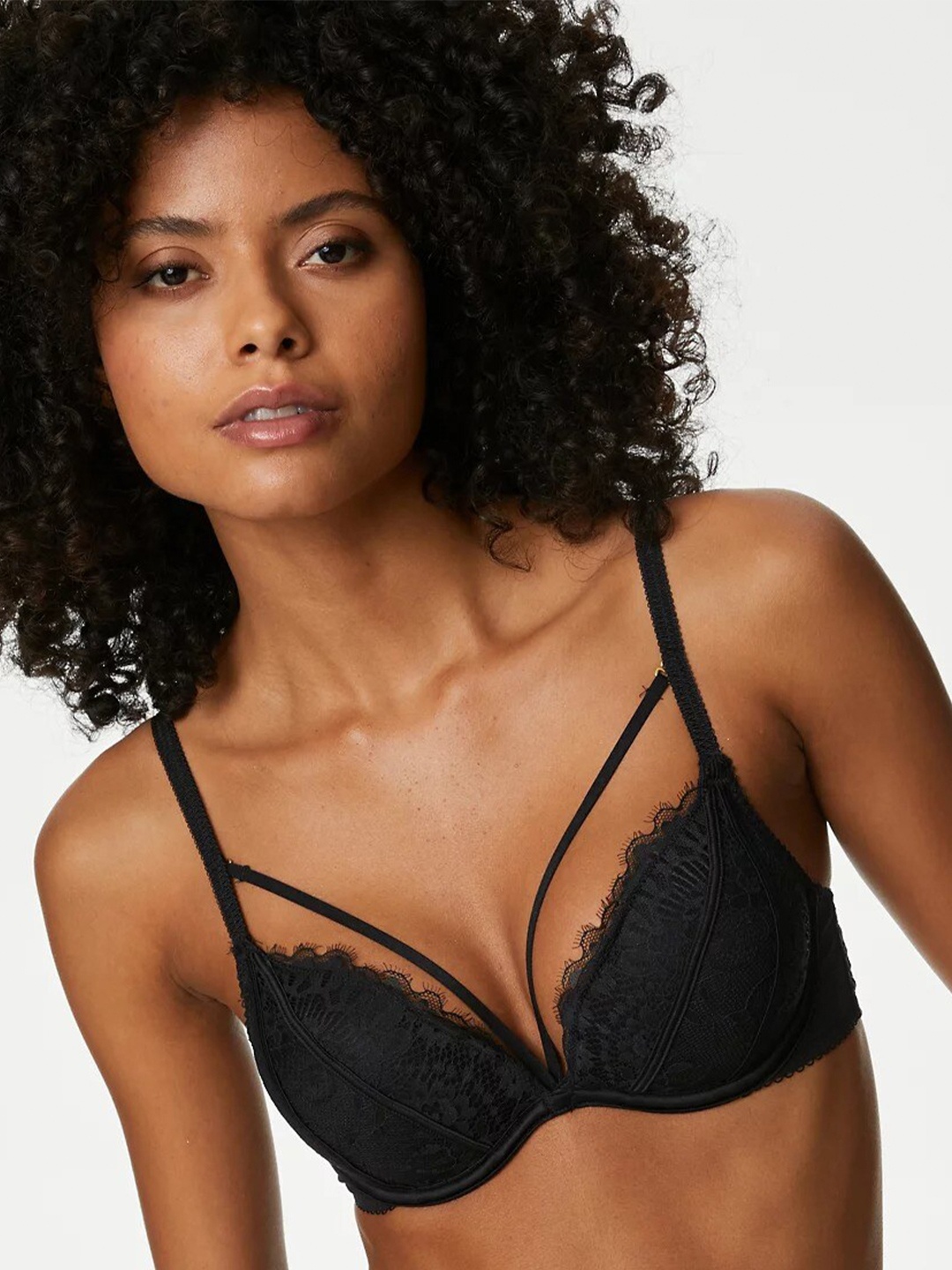 

Marks & Spencer Bra Full Coverage Underwired Lightly Padded, Black