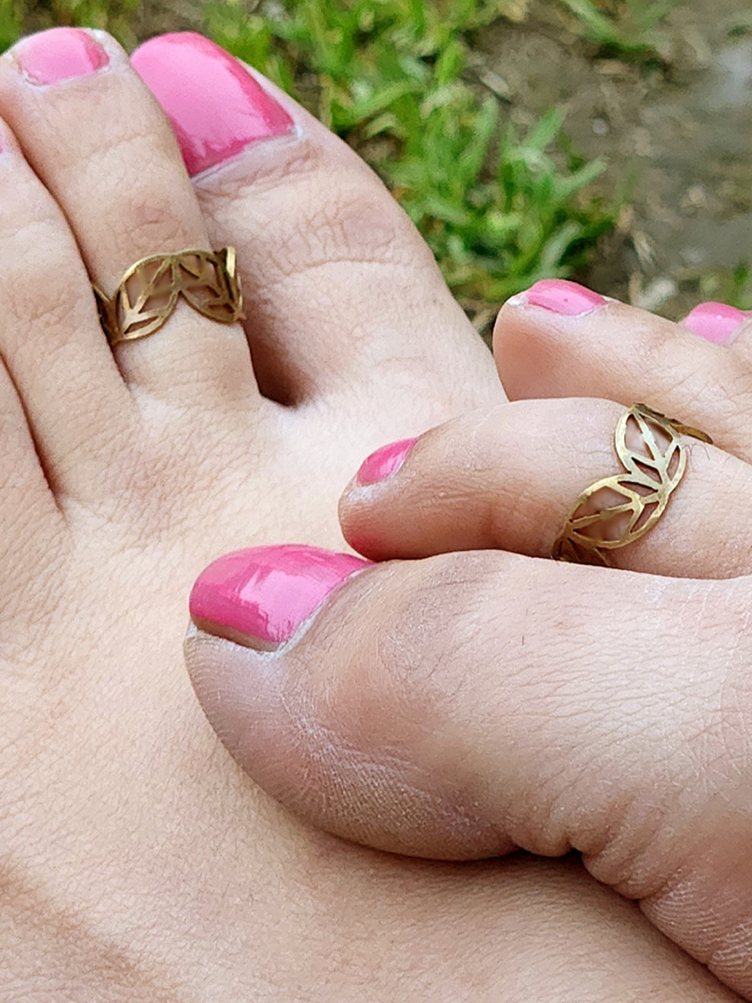 

Goldnera Oxidised Toe Rings, Bronze