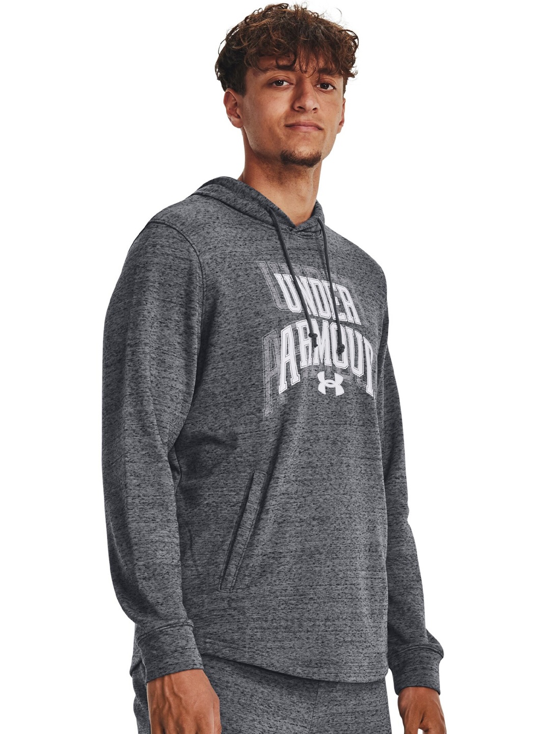 

UNDER ARMOUR Rival Terry Graphic Sweatshirts, Grey