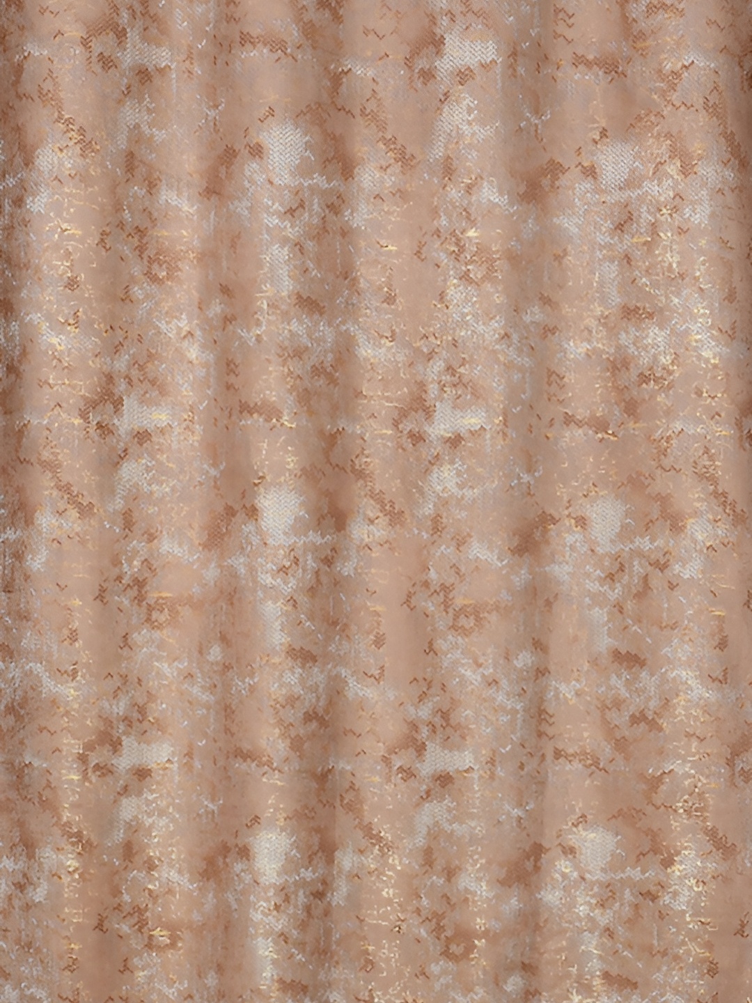 

Galaxy Home Decor Coffee Brown Floral Room Darkening Long Door Curtain