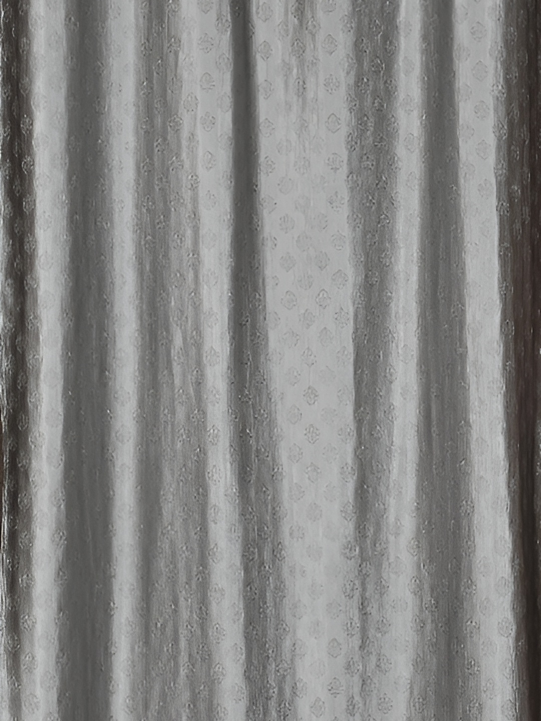 

Galaxy Home Decor Grey Floral Room Darkening Window Curtain