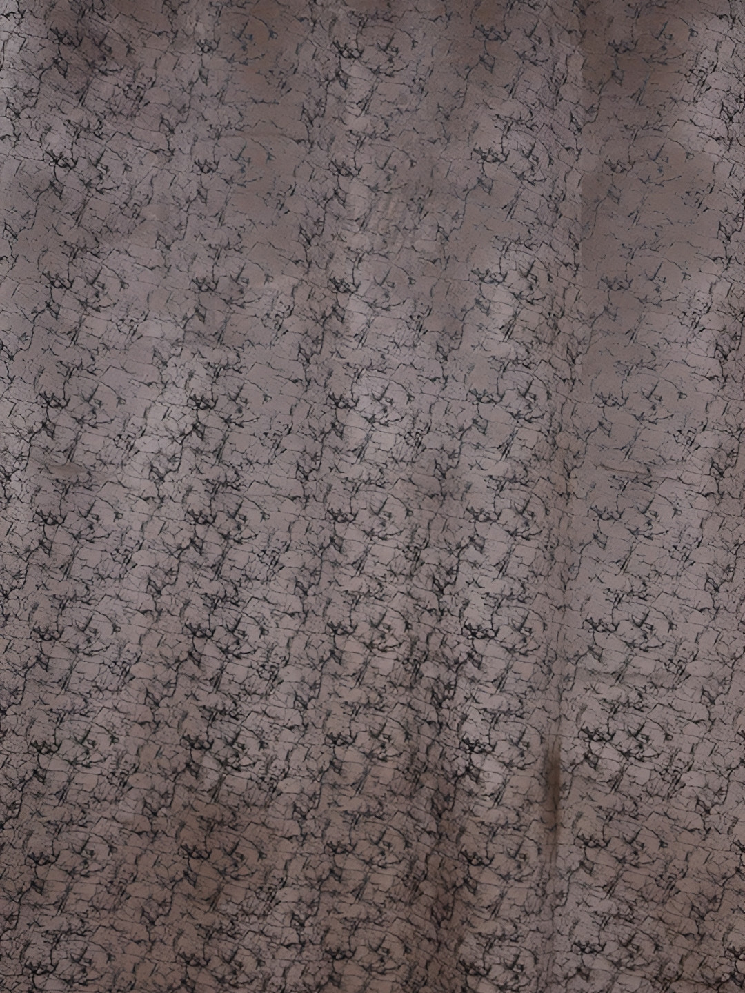 

Galaxy Home Decor Brown Set of 3 Floral Room Darkening Long Door Curtain