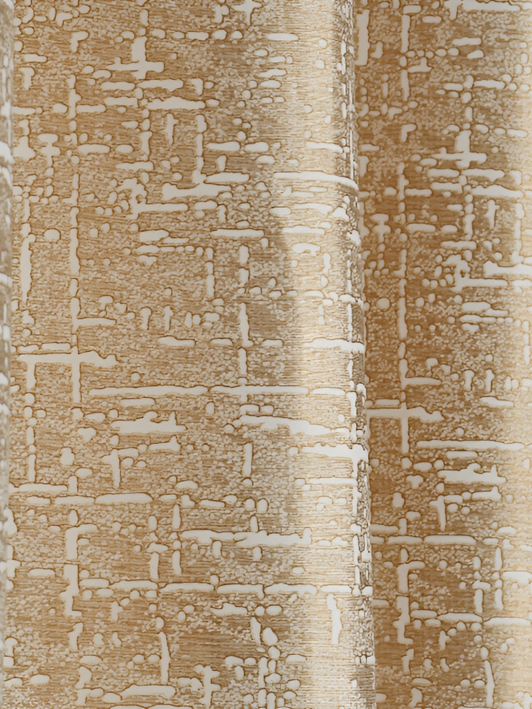 

Galaxy Home Decor Gold-Toned Set of 3 Floral Room Darkening Door Curtain