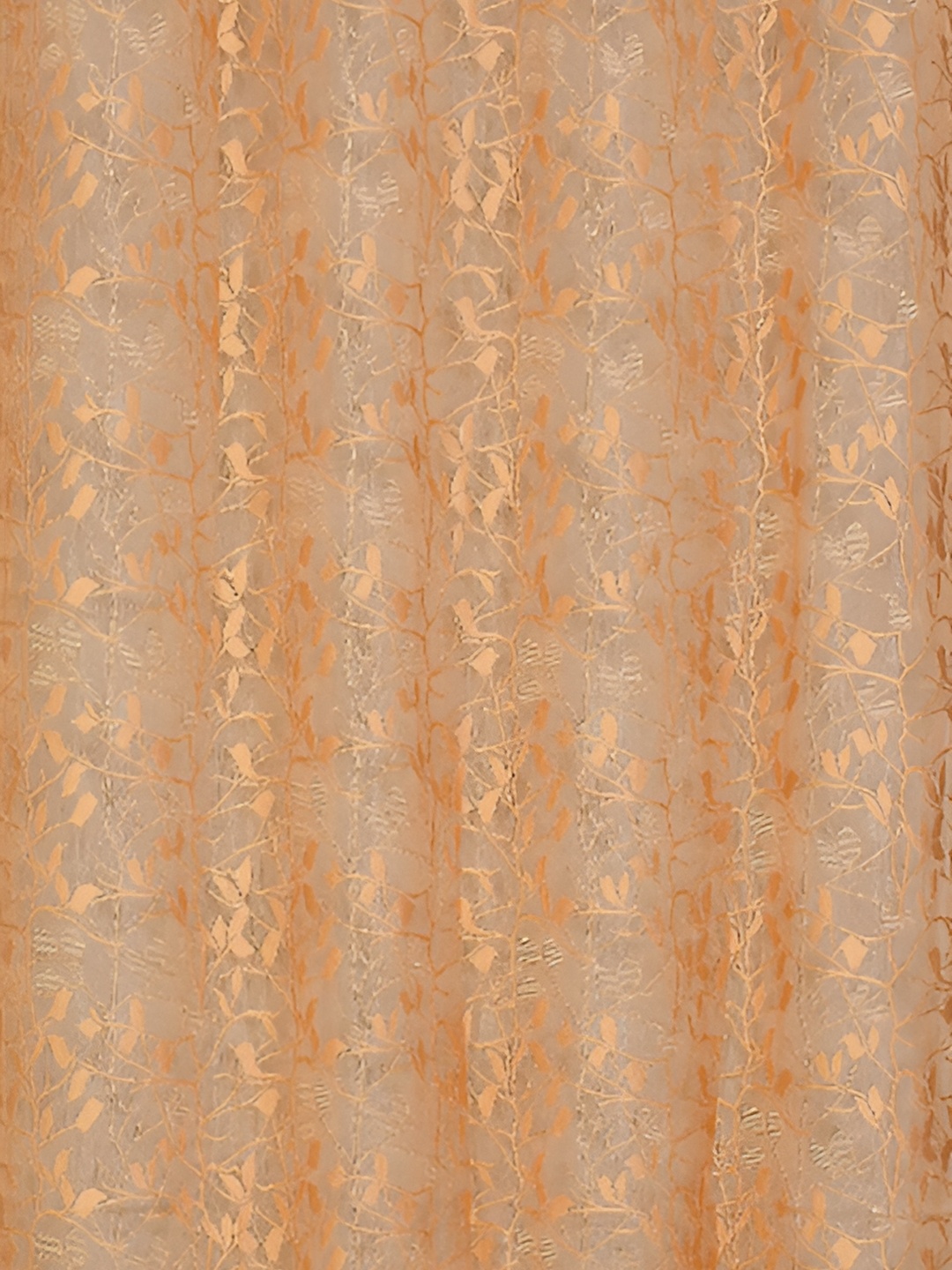 

Galaxy Home Decor Gold-Toned Set of 2 Floral Room Darkening Window Curtain
