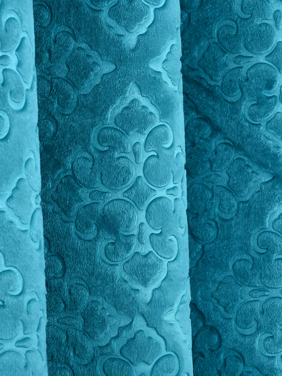 

Galaxy Home Decor Turquoise Blue Floral Room Darkening Window Curtain
