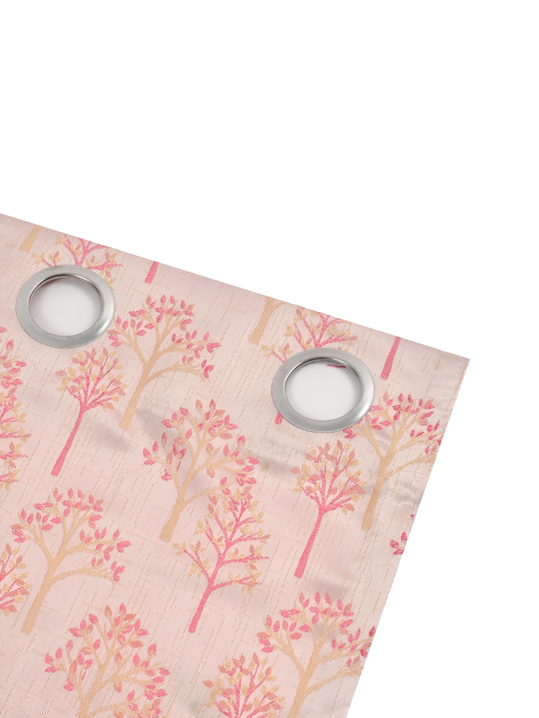 

Galaxy Home Decor Pink Set of 2 Floral Room Darkening Long Door Curtain