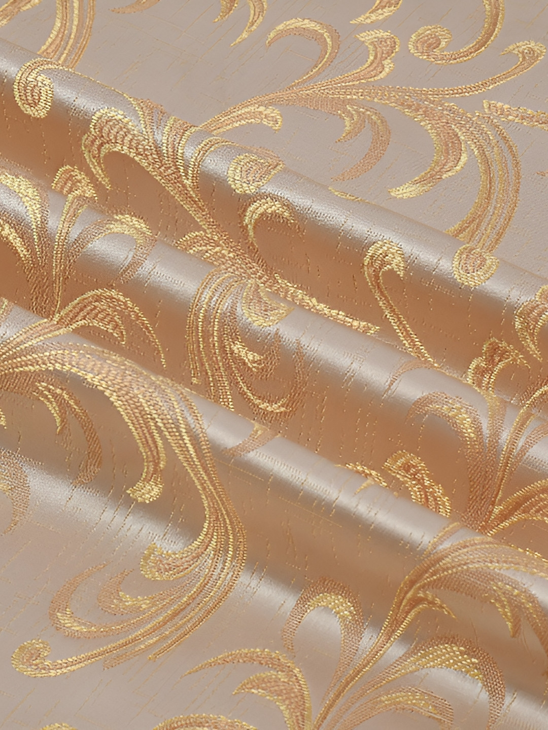 

Galaxy Home Decor Beige Floral Room Darkening Window Curtain