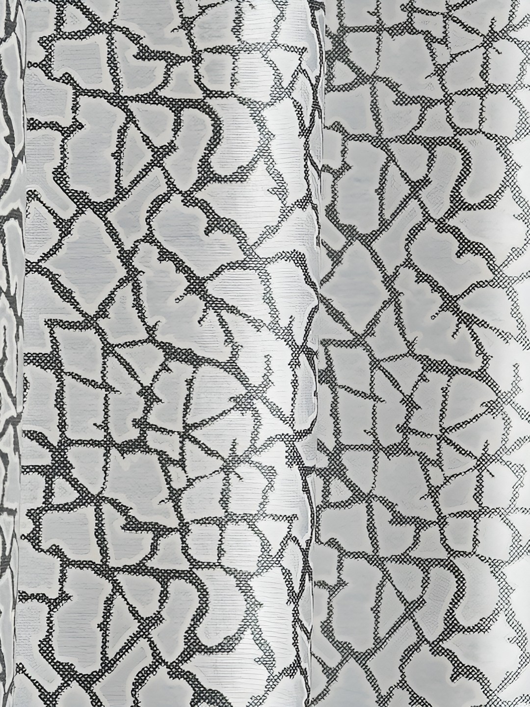 

Galaxy Home Decor Grey Floral Room Darkening Window Curtain