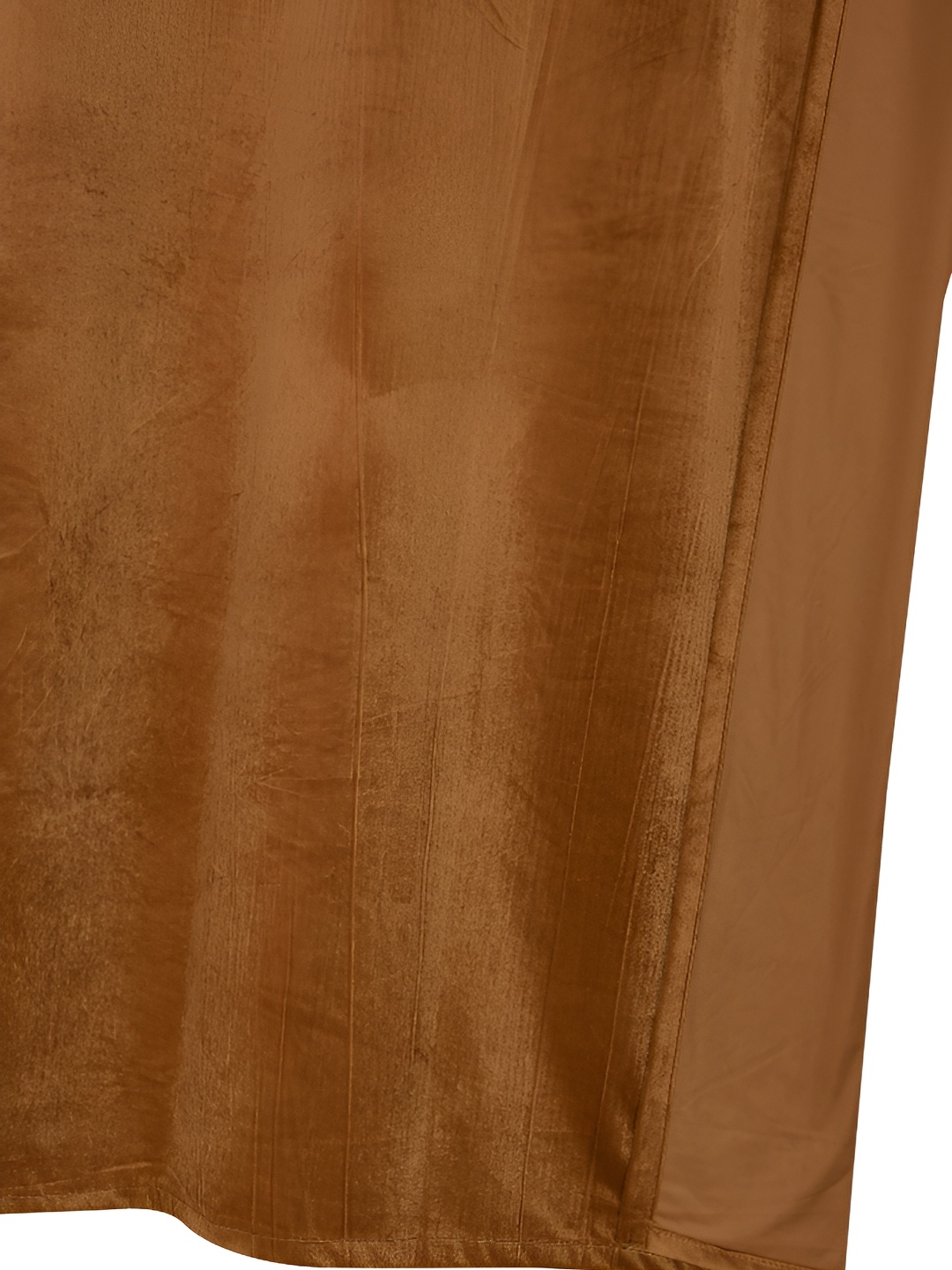 

Galaxy Home Decor Brown Floral Room Darkening Long Door Curtain