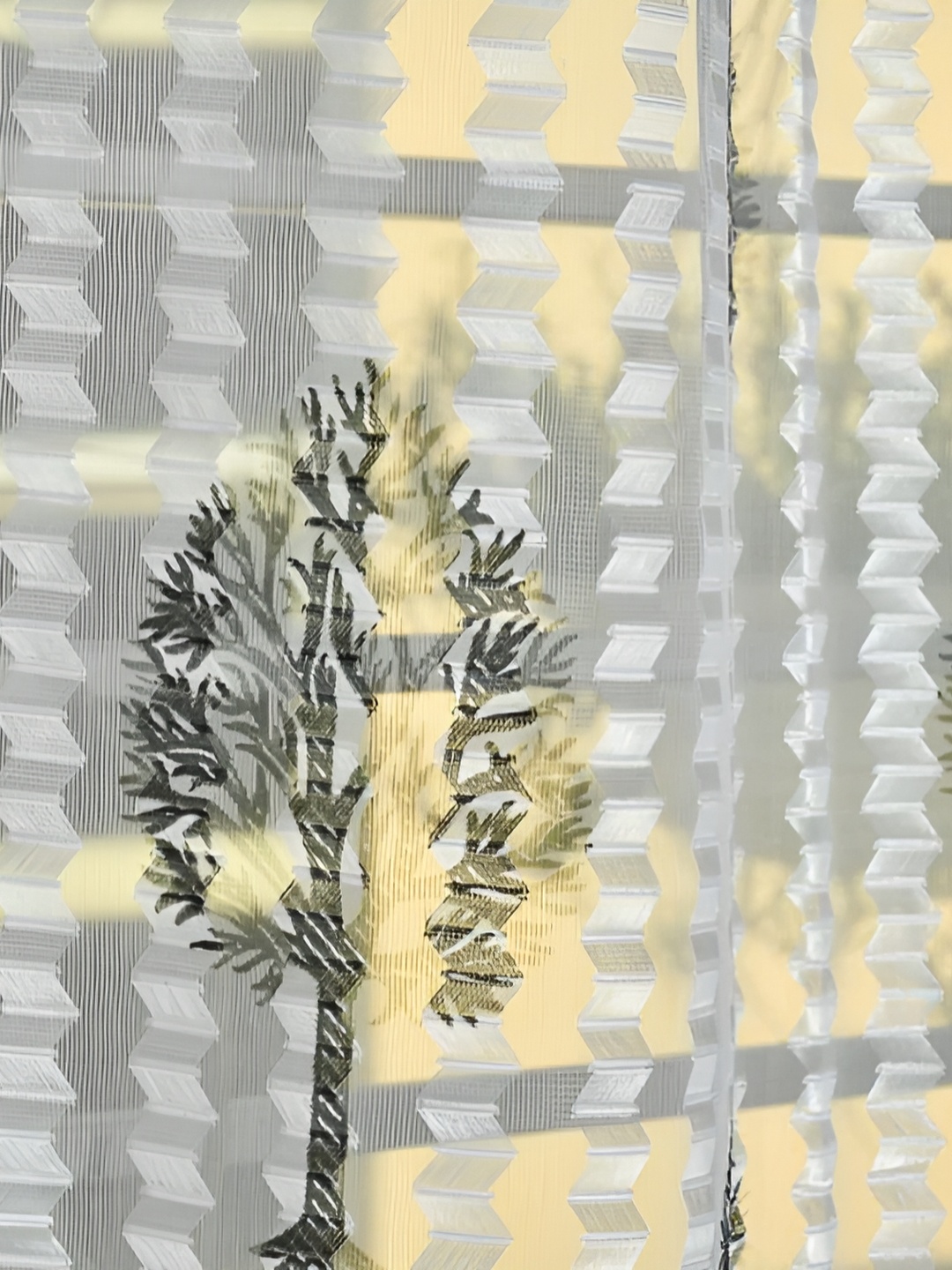 

Galaxy Home Decor Grey Set of 3 Floral Room Darkening Window Curtain