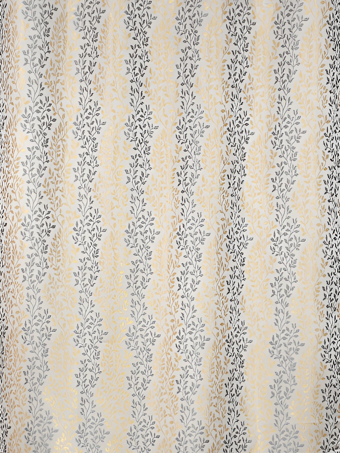 

Galaxy Home Decor Grey Set of 2 Floral Room Darkening Window Curtain