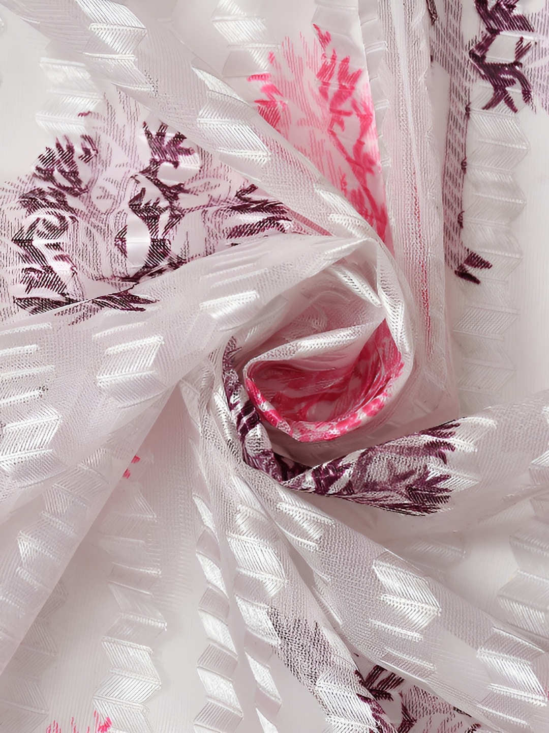 

Galaxy Home Decor Pink Set of 4 Floral Room Darkening Door Curtain