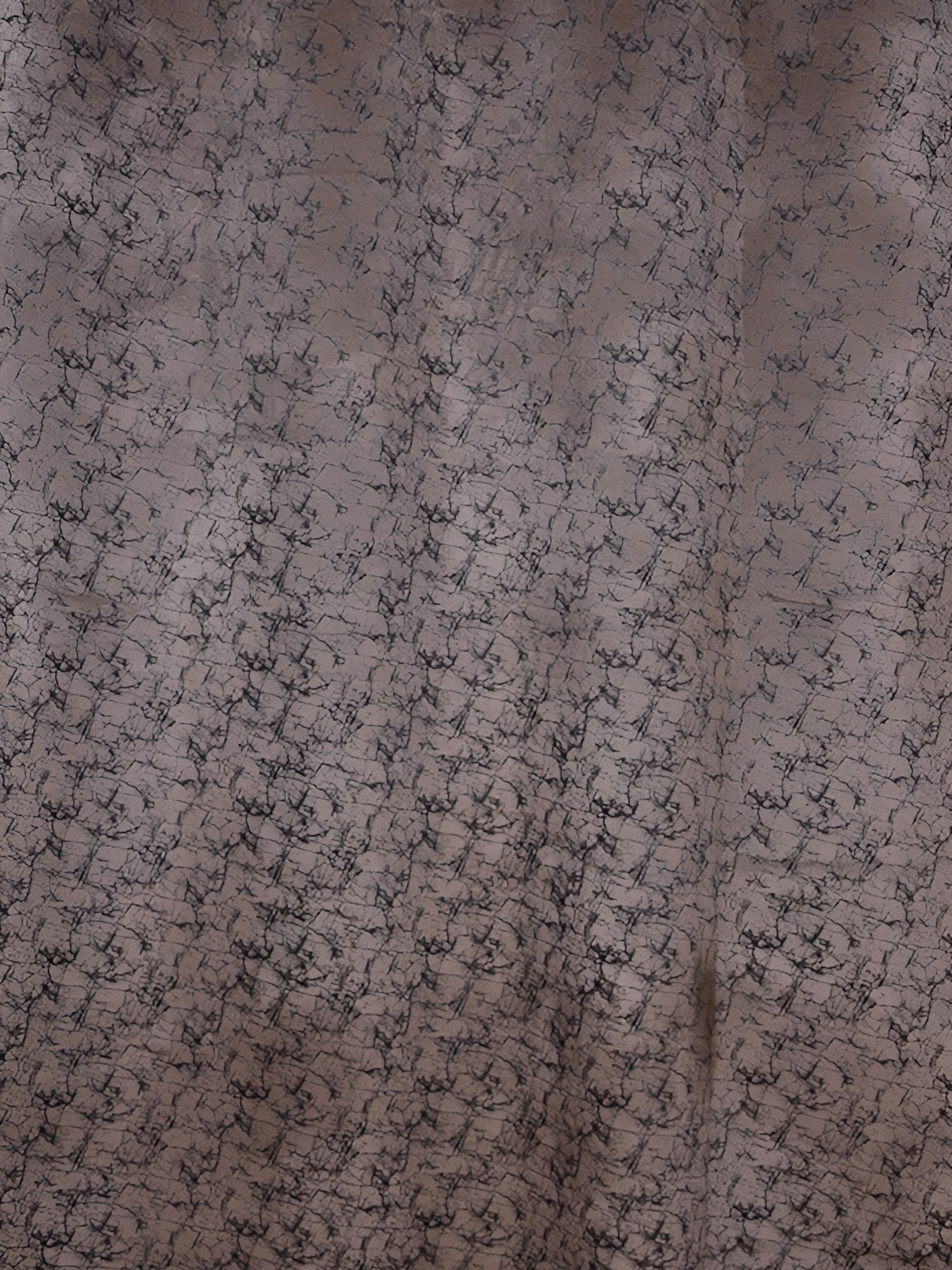 

Galaxy Home Decor Brown Set of 3 Floral Room Darkening Window Curtain