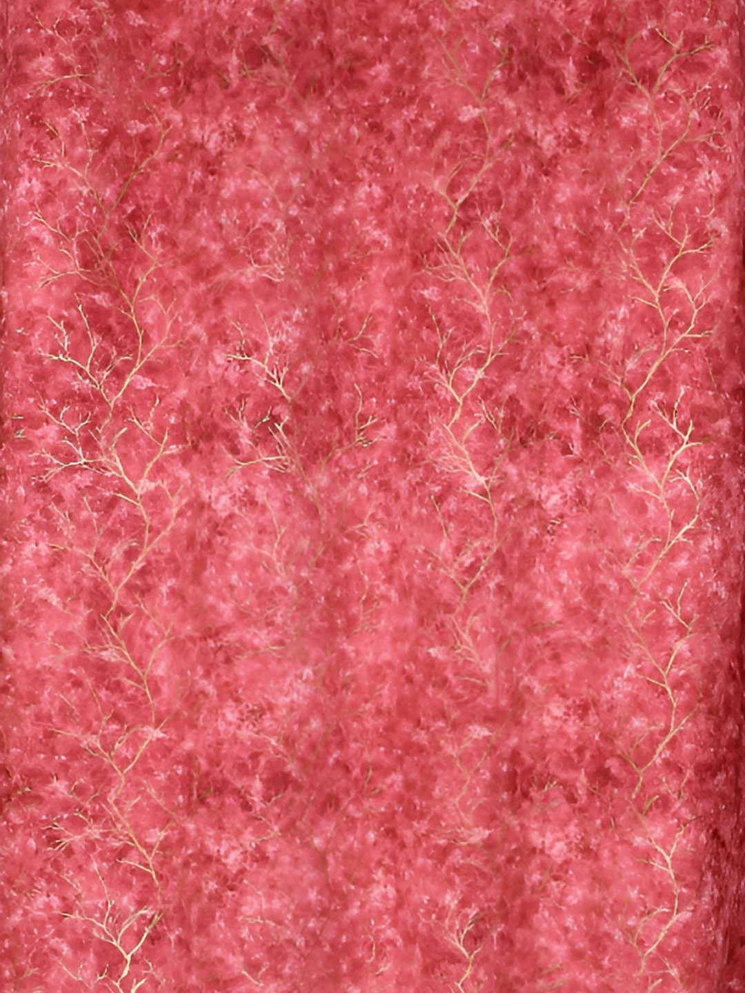 

Galaxy Home Decor Maroon Set of 2 Floral Room Darkening Long Door Curtain