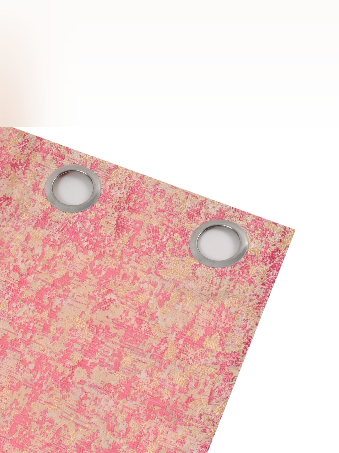 

Galaxy Home Decor Pink Set of 4 Floral Room Darkening Long Door Curtain