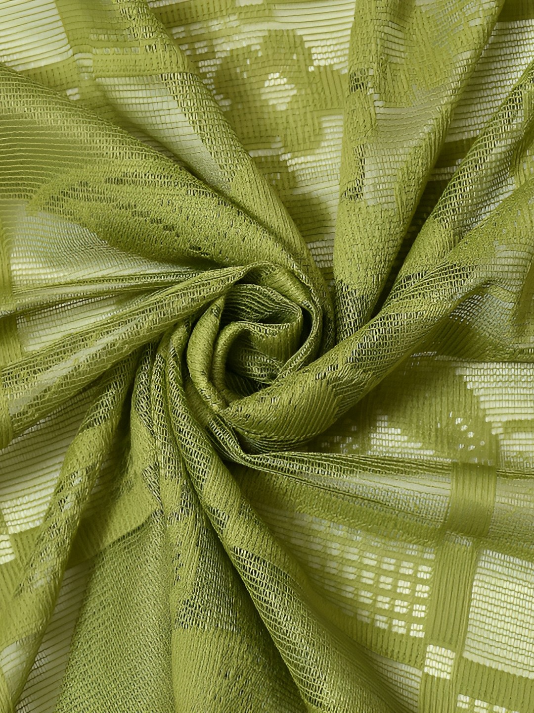 

Galaxy Home Decor Green Floral Room Darkening Long Door Curtain