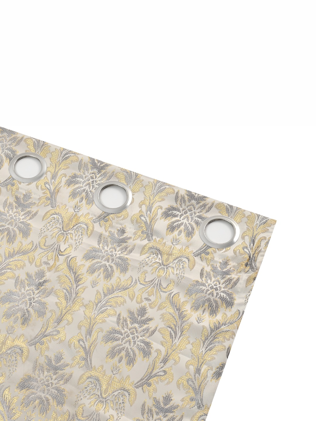 

Galaxy Home Decor Grey Floral Room Darkening Window Curtain