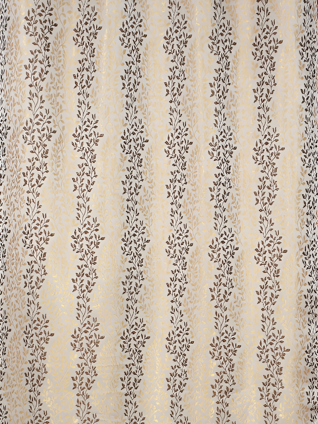 

Galaxy Home Decor Brown Floral Room Darkening Window Curtain
