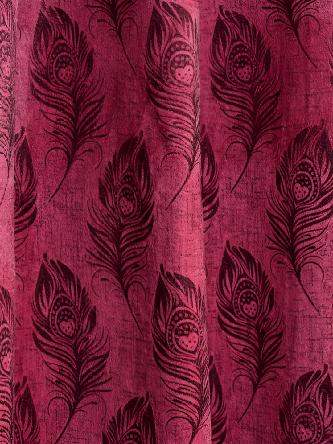 

Galaxy Home Decor Pink Set of 2 Floral Room Darkening Window Curtain