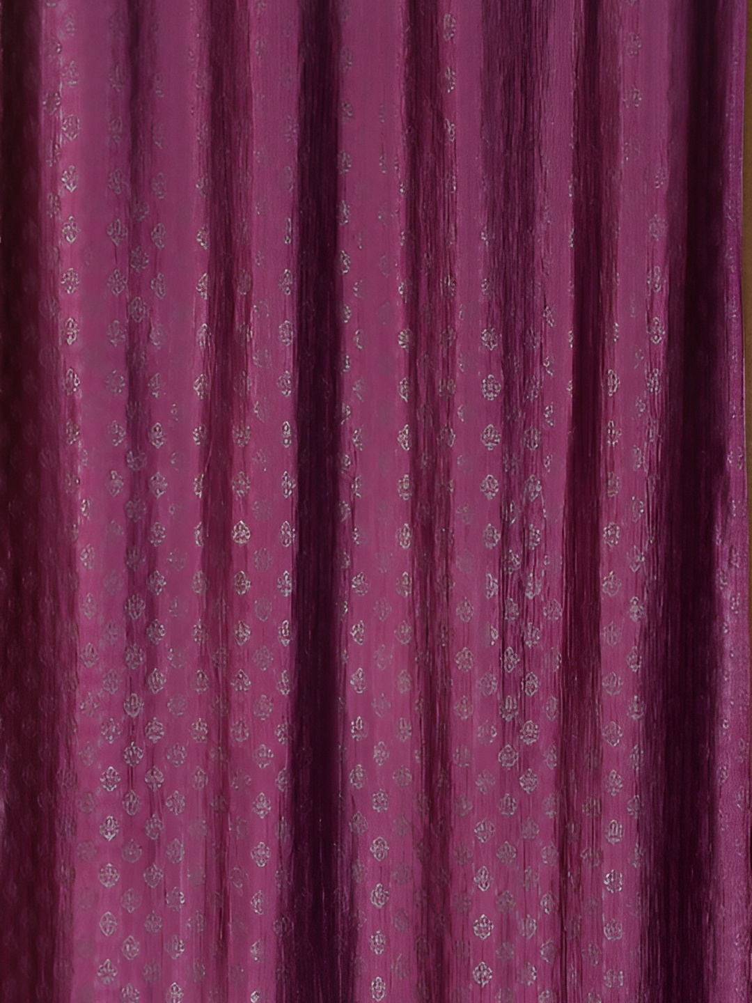 

Galaxy Home Decor Burgundy Floral Room Darkening Window Curtain