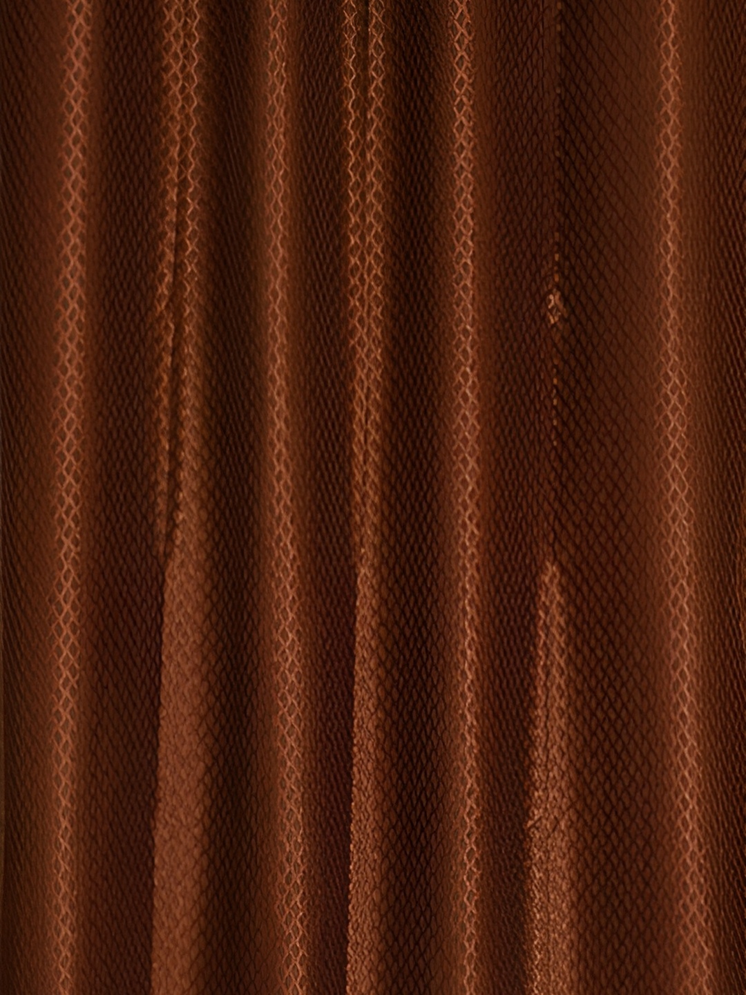 

Galaxy Home Decor Brown Floral Room Darkening Long Door Curtain