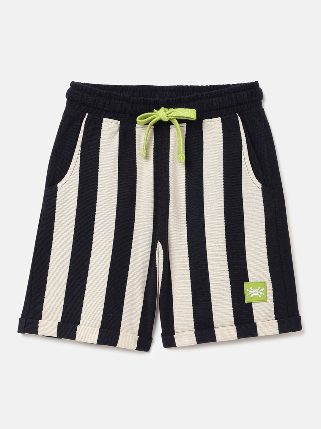 

United Colors of Benetton Boys Striped Technology Shorts, Multi
