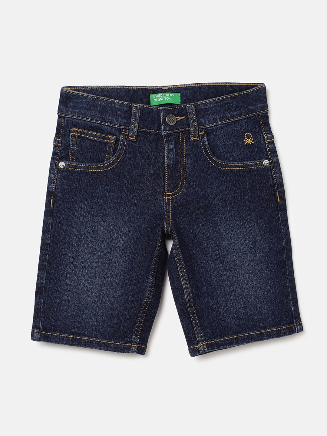 

United Colors of Benetton Boys Denim Shorts, Blue