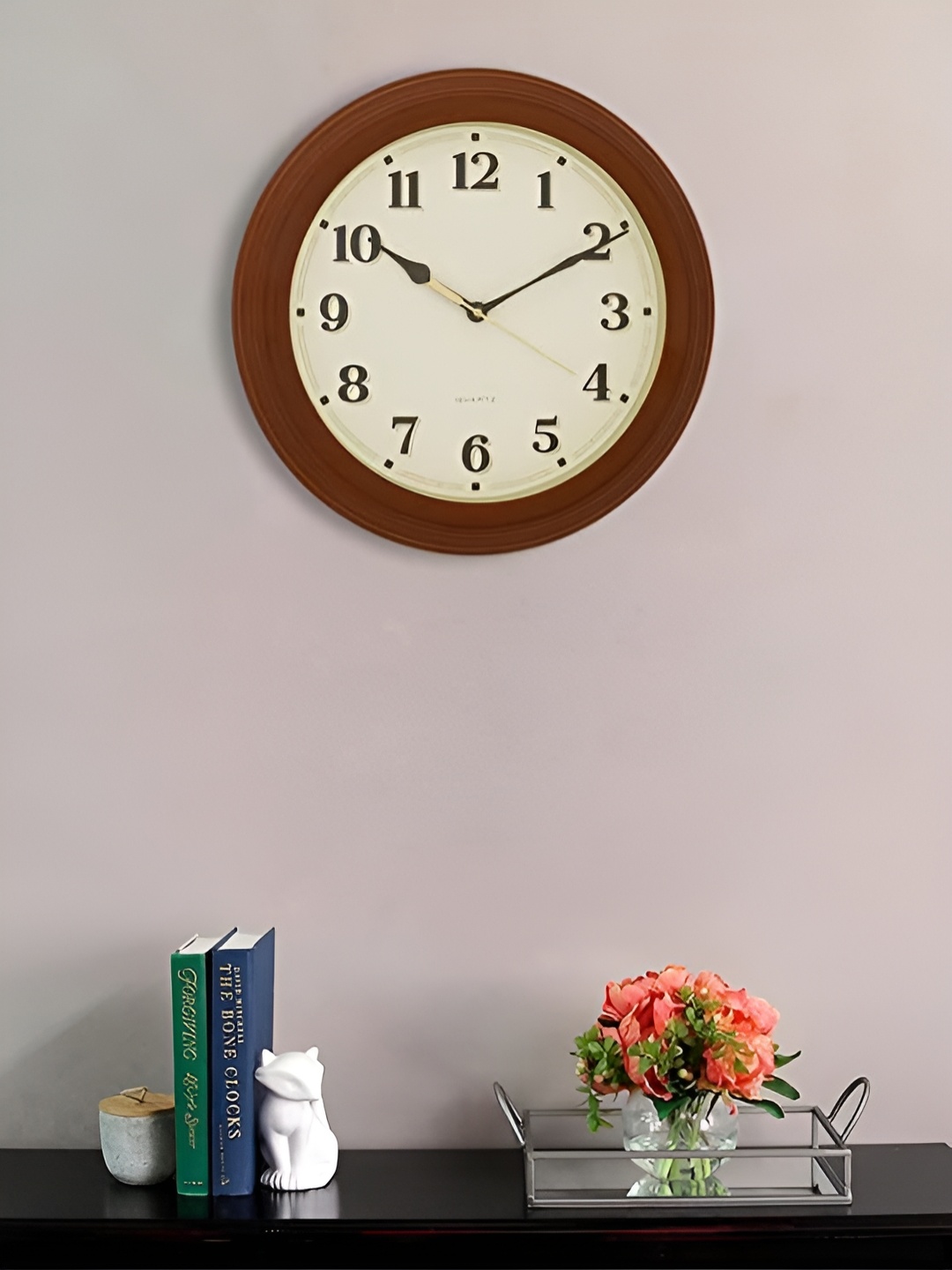 

Craft Smith Brown & Black Embellished Traditional Wall Clock