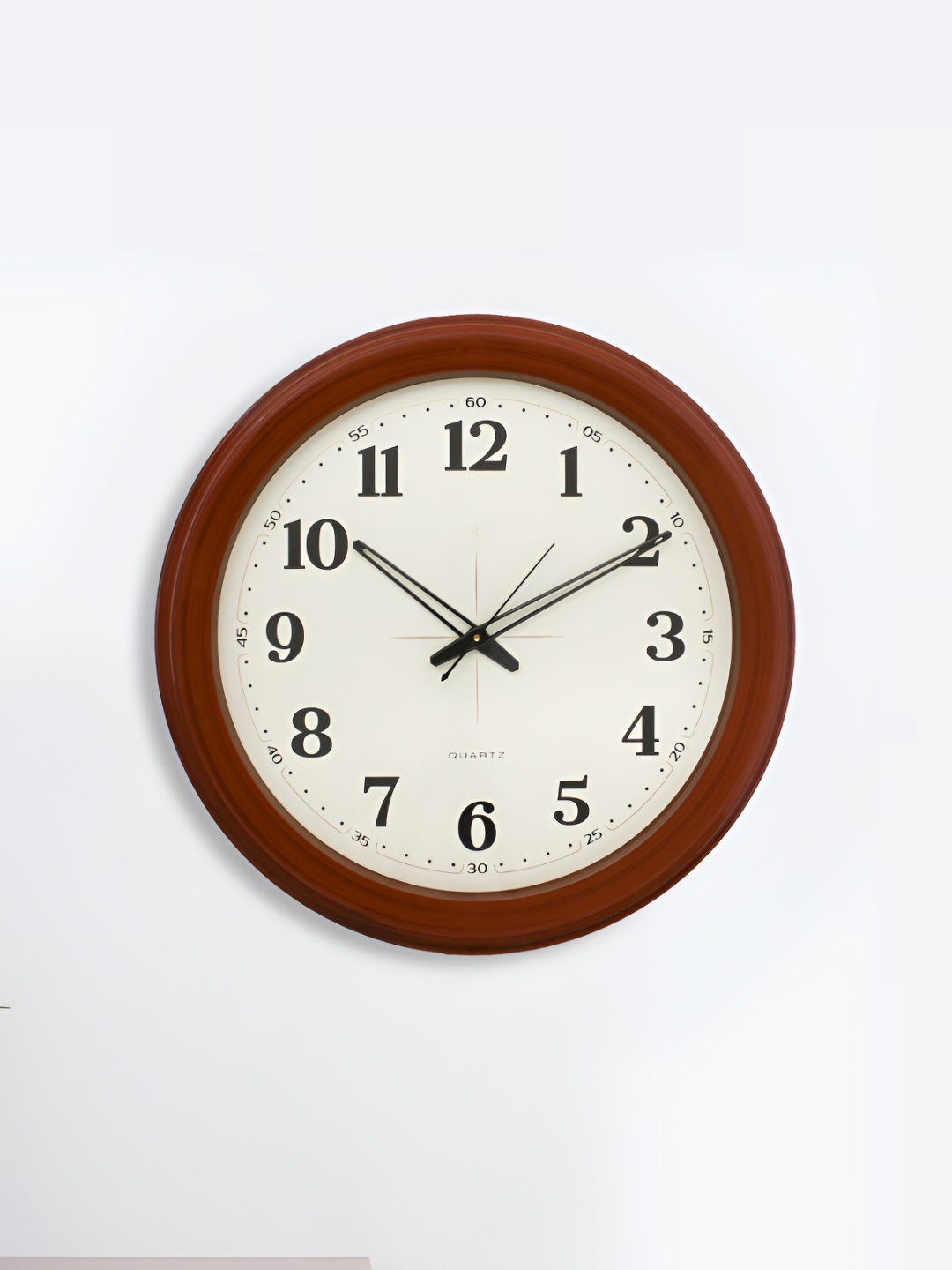 

Craft Smith Brown & White Contemporary Wall Clock