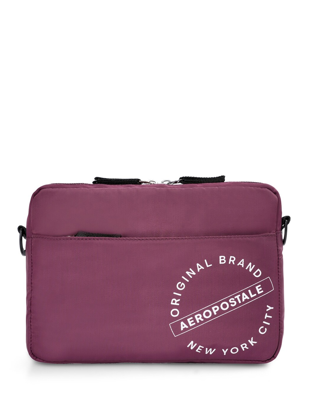 

Aeropostale Unisex Geometric Tasselled Backpack with Monster Key Fob, Burgundy
