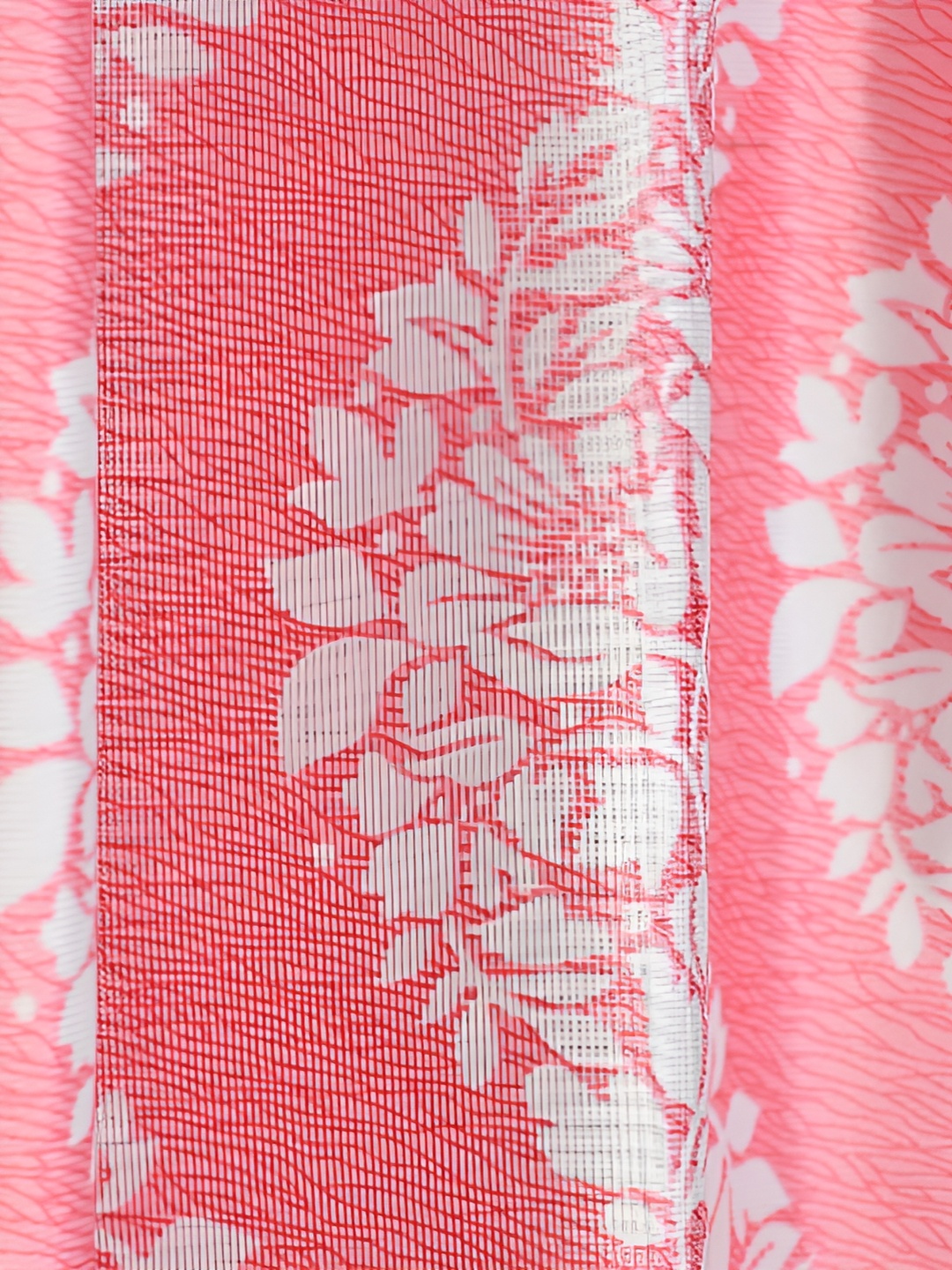 

Galaxy Home Decor Pink Floral Room Darkening Window Curtain