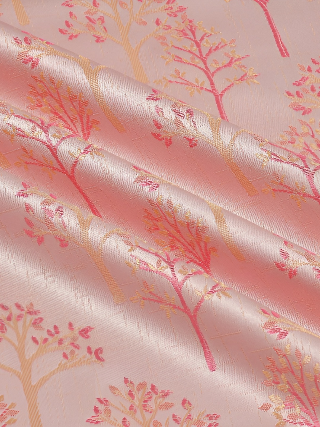 

Galaxy Home Decor Pink Set of 3 Floral Room Darkening Door Curtain