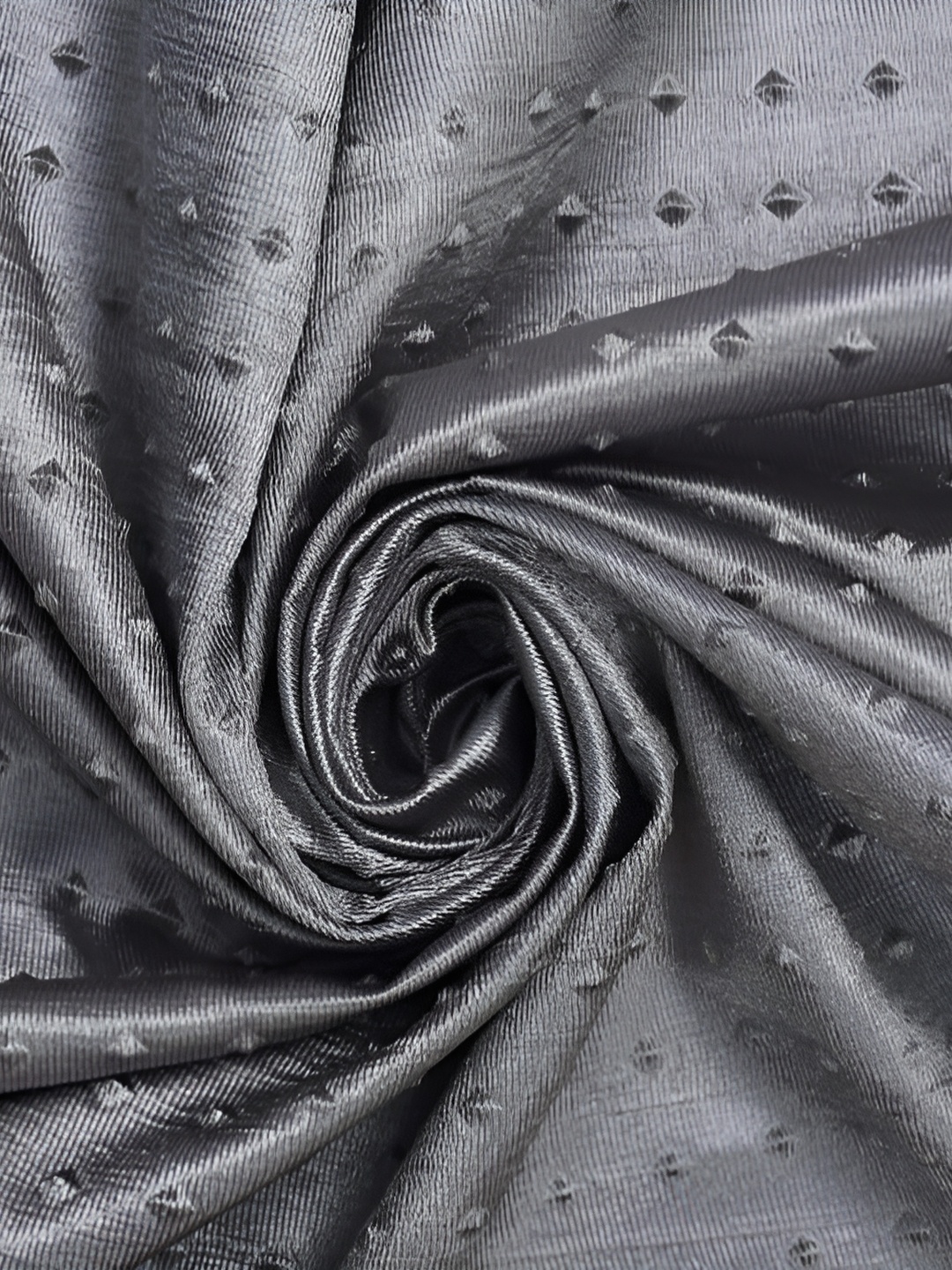 

Galaxy Home Decor Grey Set of 2 Floral Room Darkening Long Door Curtain
