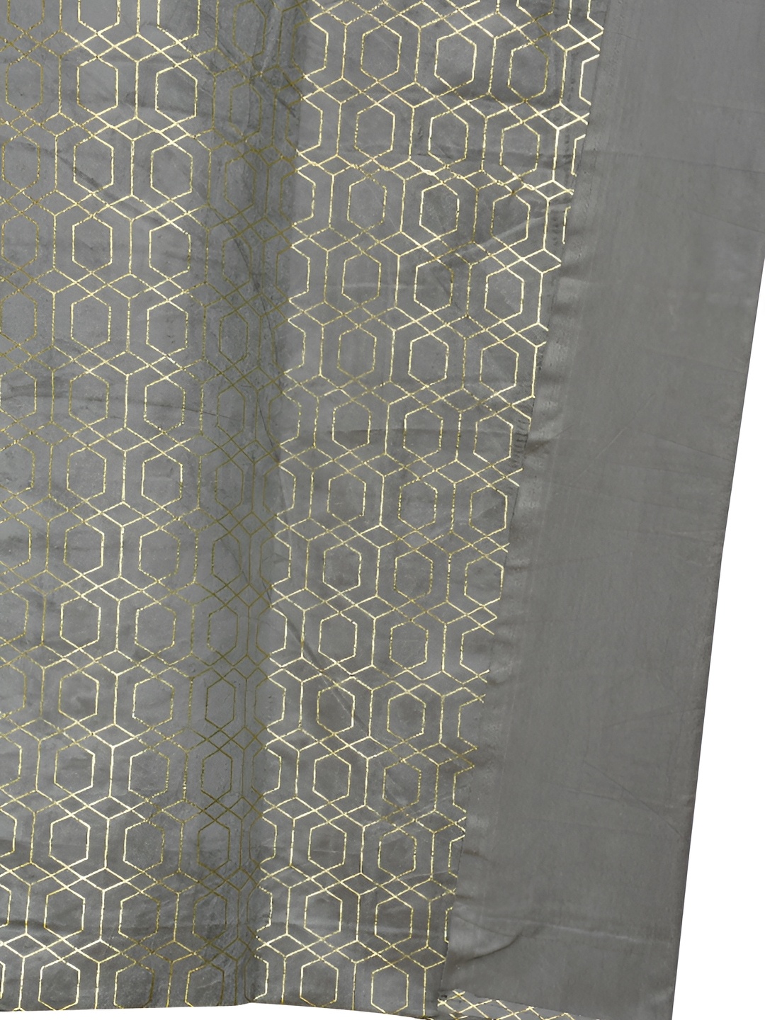 

Galaxy Home Decor Grey Floral Room Darkening Window Curtain