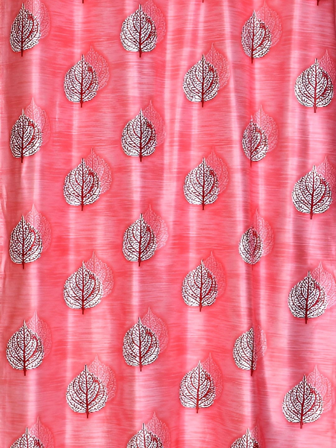 

Galaxy Home Decor Pink Set of 2 Floral Room Darkening Door Curtain