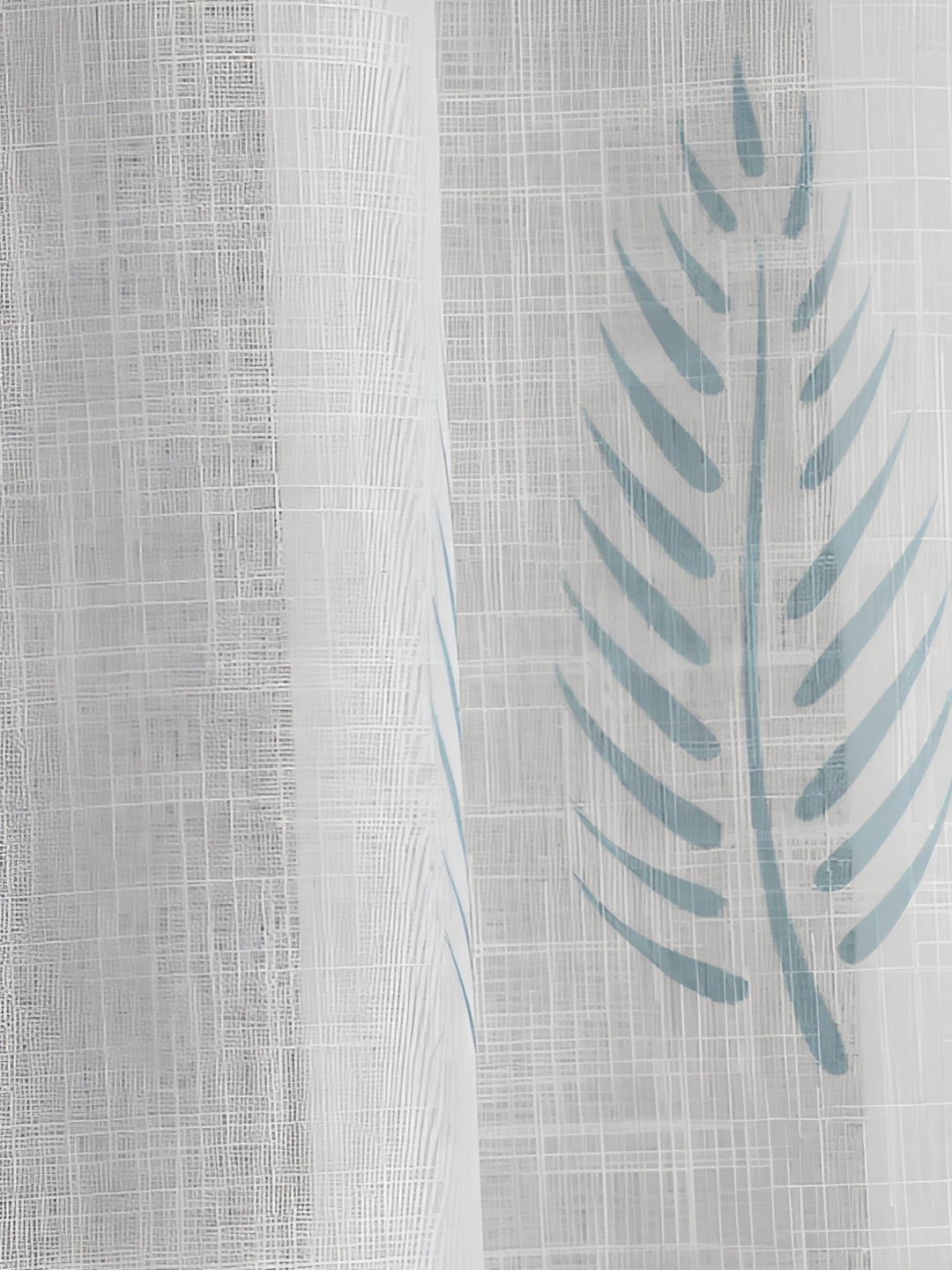 

Galaxy Home Decor Turquoise Blue Set of 2 Floral Room Darkening Window Curtain