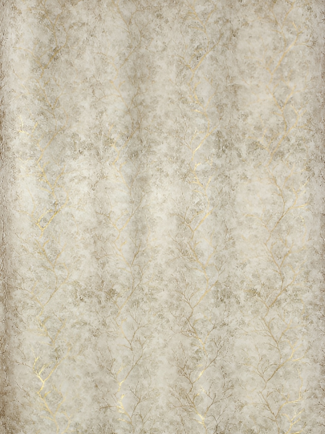 

Galaxy Home Decor Cream-Coloured Floral Room Darkening Long Door Curtain