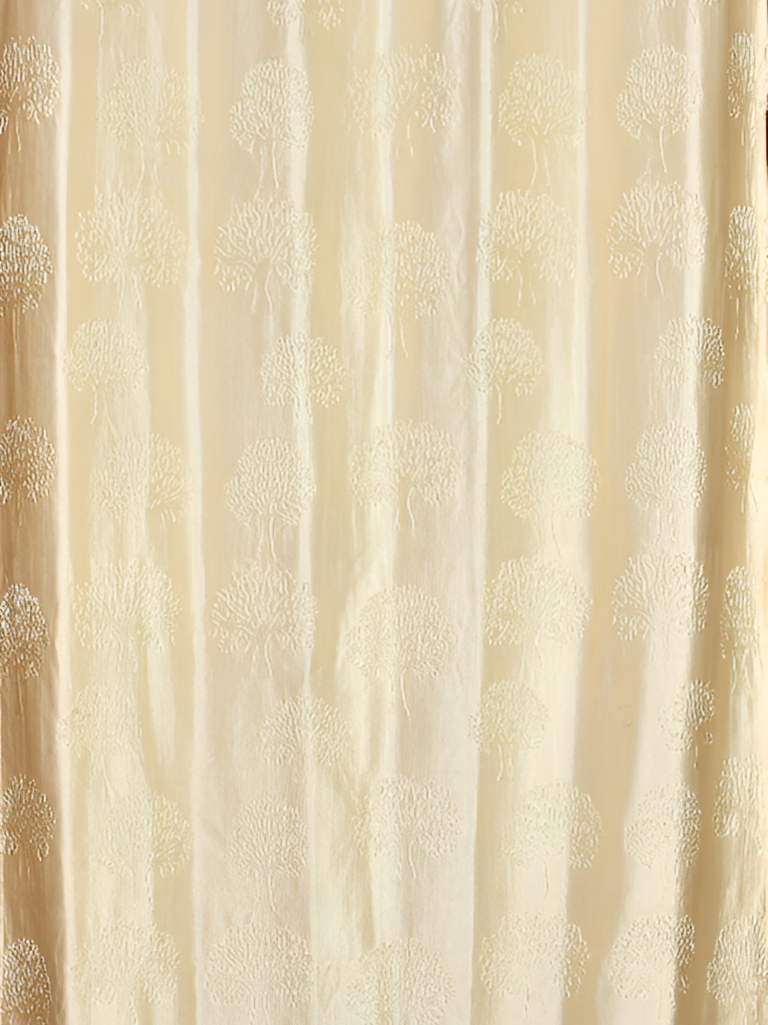 

Galaxy Home Decor Cream-Coloured Floral Room Darkening Window Curtain