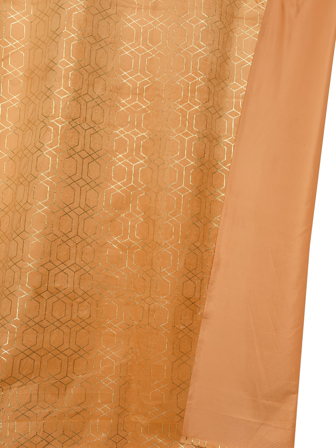 

Galaxy Home Decor Gold-Toned Set of 2 Floral Room Darkening Window Curtain