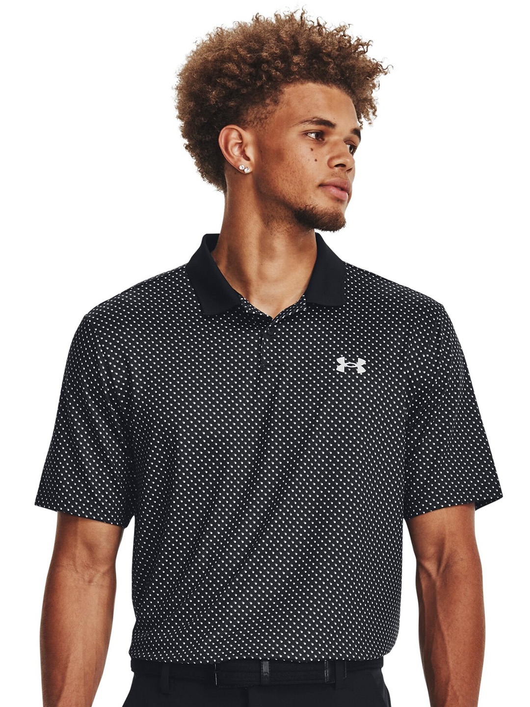 

UNDER ARMOUR Performance 3.0 Printed Relaxed-Fit T-Shirt, Black