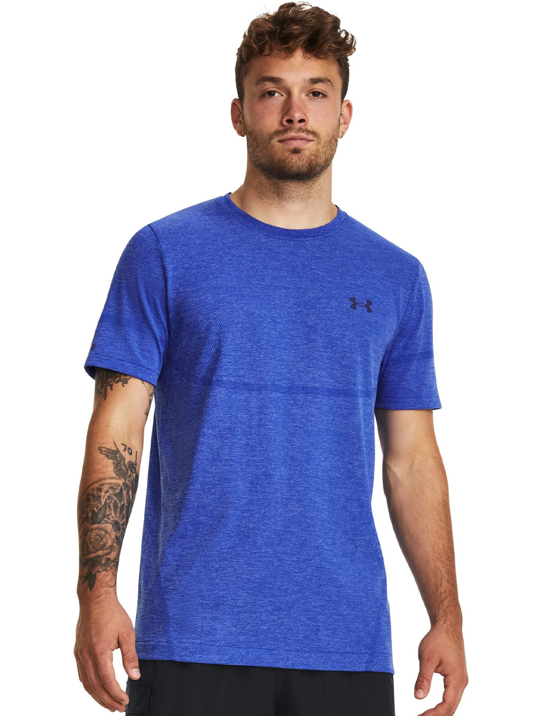 

UNDER ARMOUR UA RUSH Men Slim Fit T-Shirt, Blue