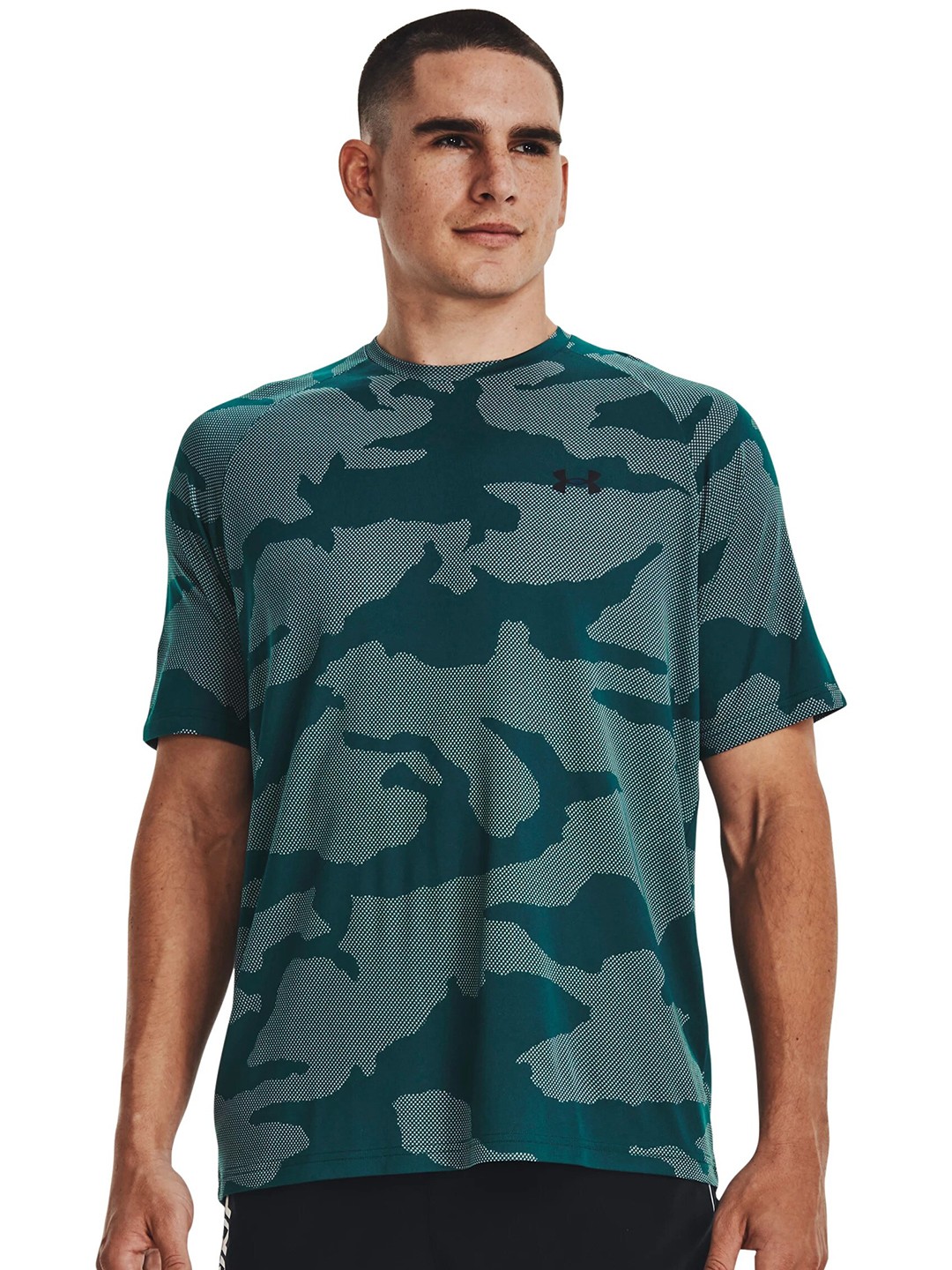 

UNDER ARMOUR UA Velocity Jacquard Short Sleeve Tshirts, Green