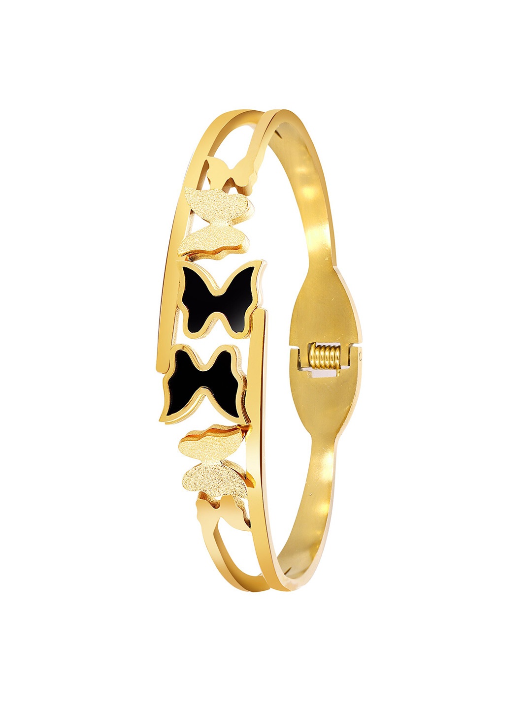 

RARE1STUDIO Women Gold-Plated Kada Bracelet