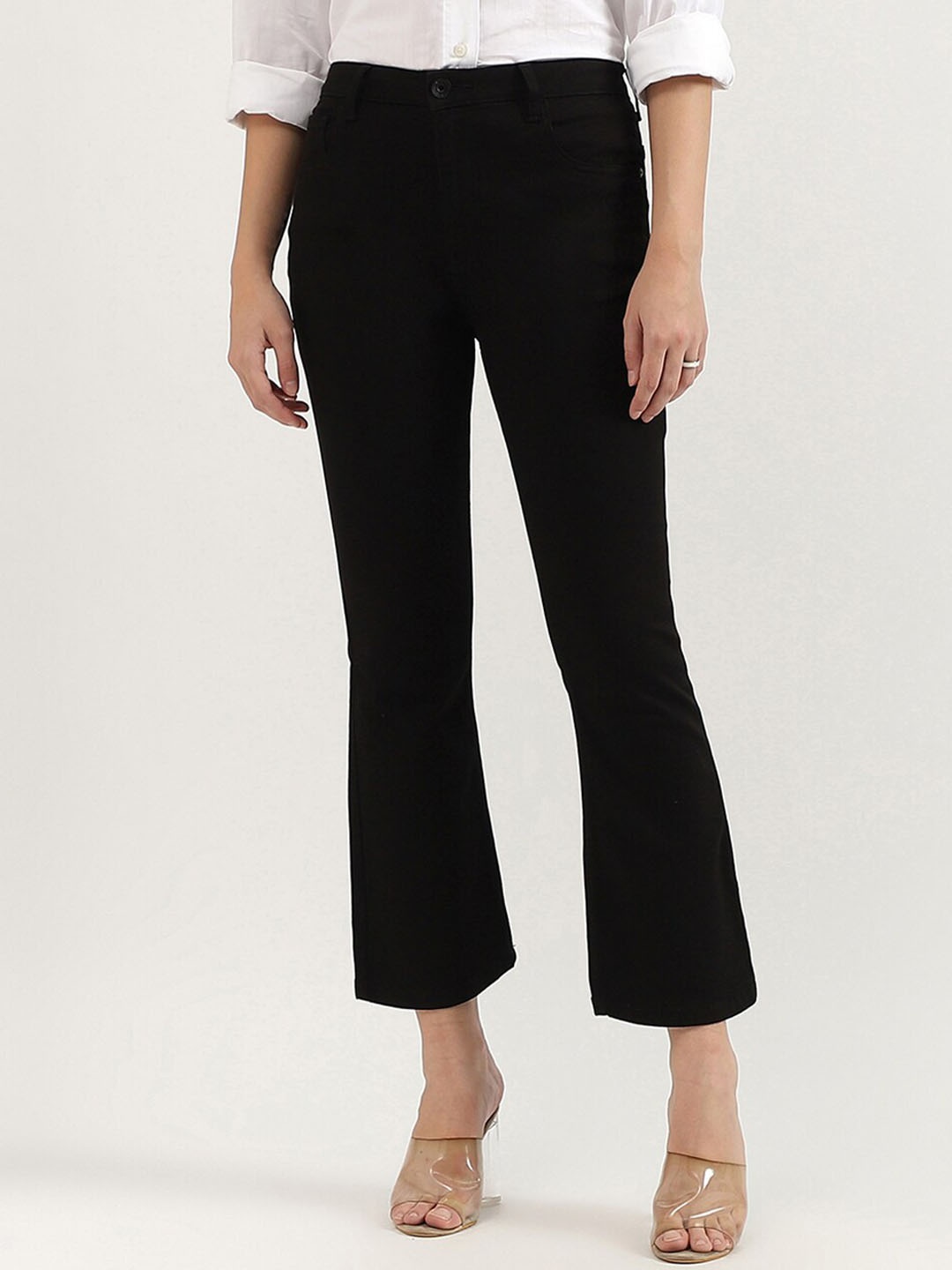

United Colors of Benetton Women Bootcut Jeans, Black