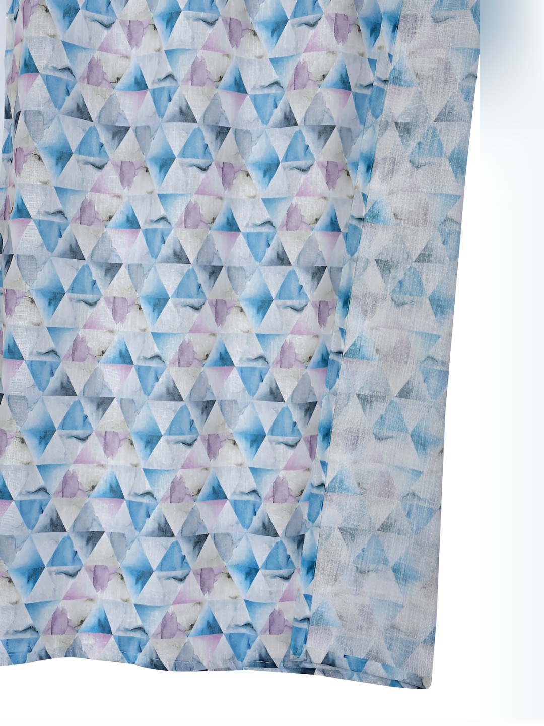 

Galaxy Home Decor Turquoise Blue Set of 2 Floral Room Darkening Window Curtain